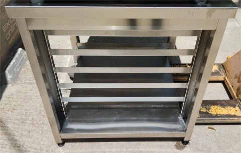 Βάση Φούρνου 84x77x82 Ανοξείδωτη 5 θέσεων 52x67Cm Μεταχειρισμένη